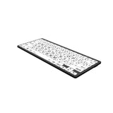 Logickeyboard LKB-BRALPBW-BTPC-US Braille LargePrint Black/White PC Keyboard, US English