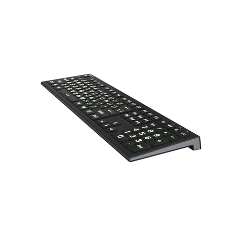 Logickeyboard LKB-LPWB-A2PC-US XLPrint PC Astra 2 White on Black Keyboard