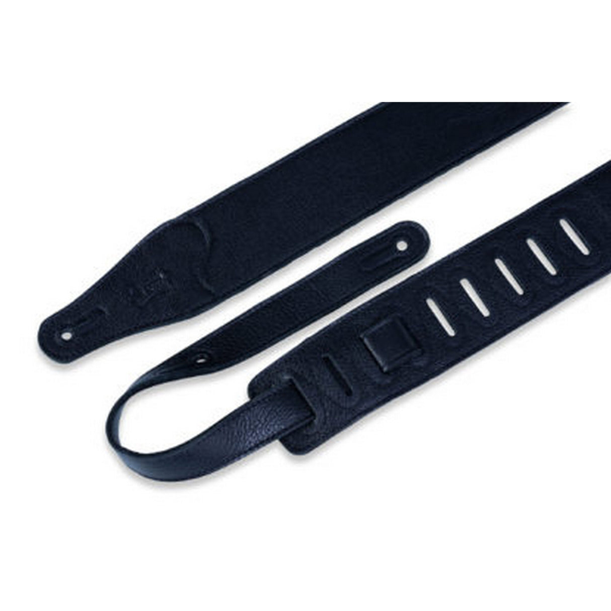 Levy’s 2 1/2-Inch Wide Black Garment Leather Guitar Strap - accessories