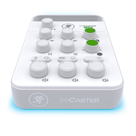 Mackie M Caster Live Portable Live Streaming Mixer, White