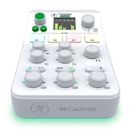 Mackie M Caster Studio Live Streaming Mixer, White