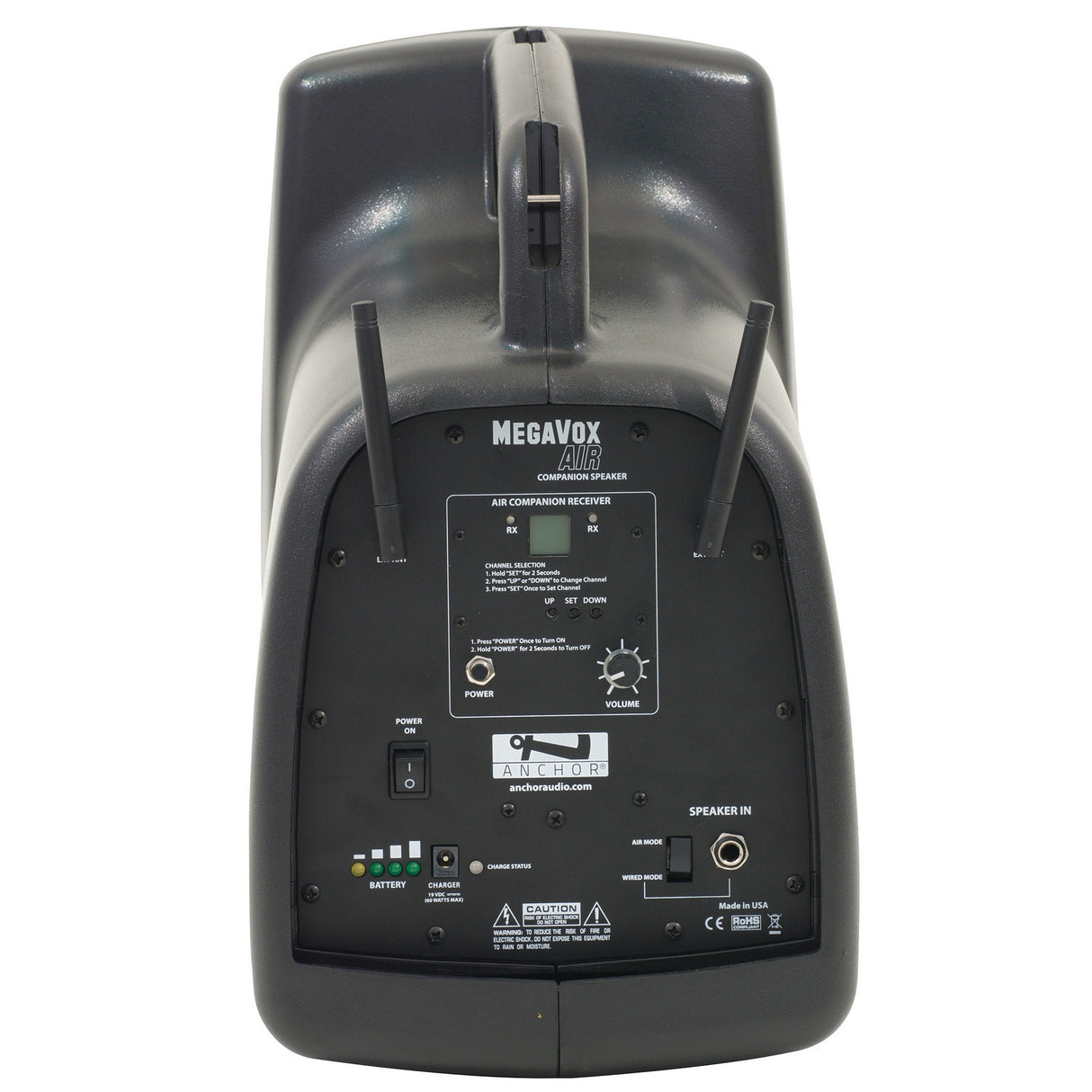 Anchor Audio MEGA2-AIR MegaVox 2 AIR Wireless Companion Speaker (Used) - used