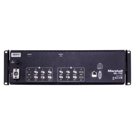 Marshall Electronics ML-702 7-Inch Rackmountable Monitor with 3G-SDI, HDMI, and Composite