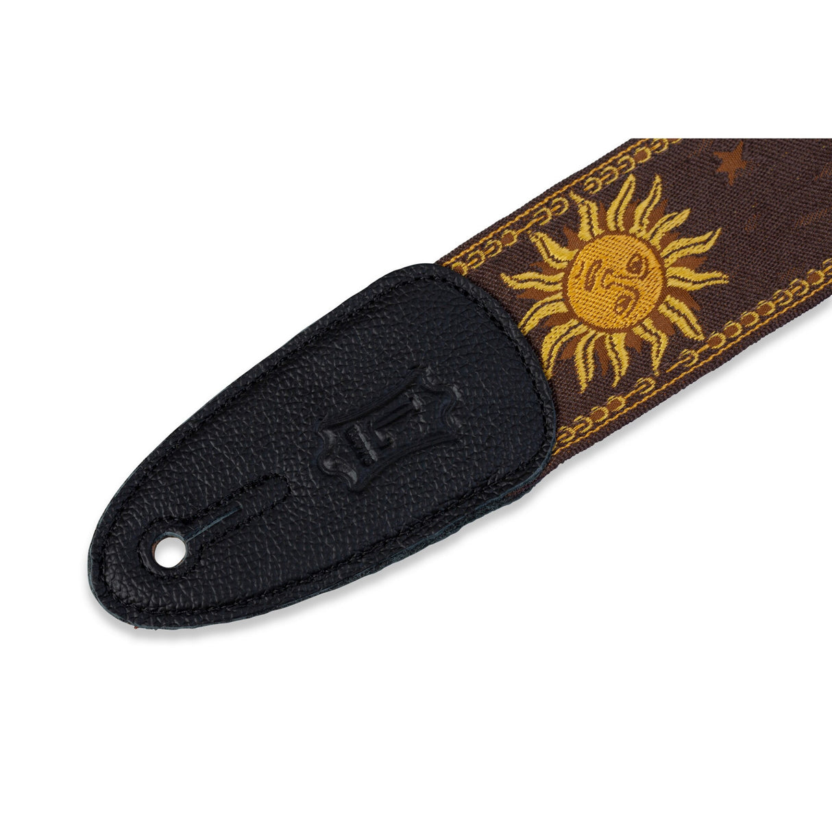 Levy’s 2-Inch Sun Design Jacquard Weave Guitar Strap - accessories
