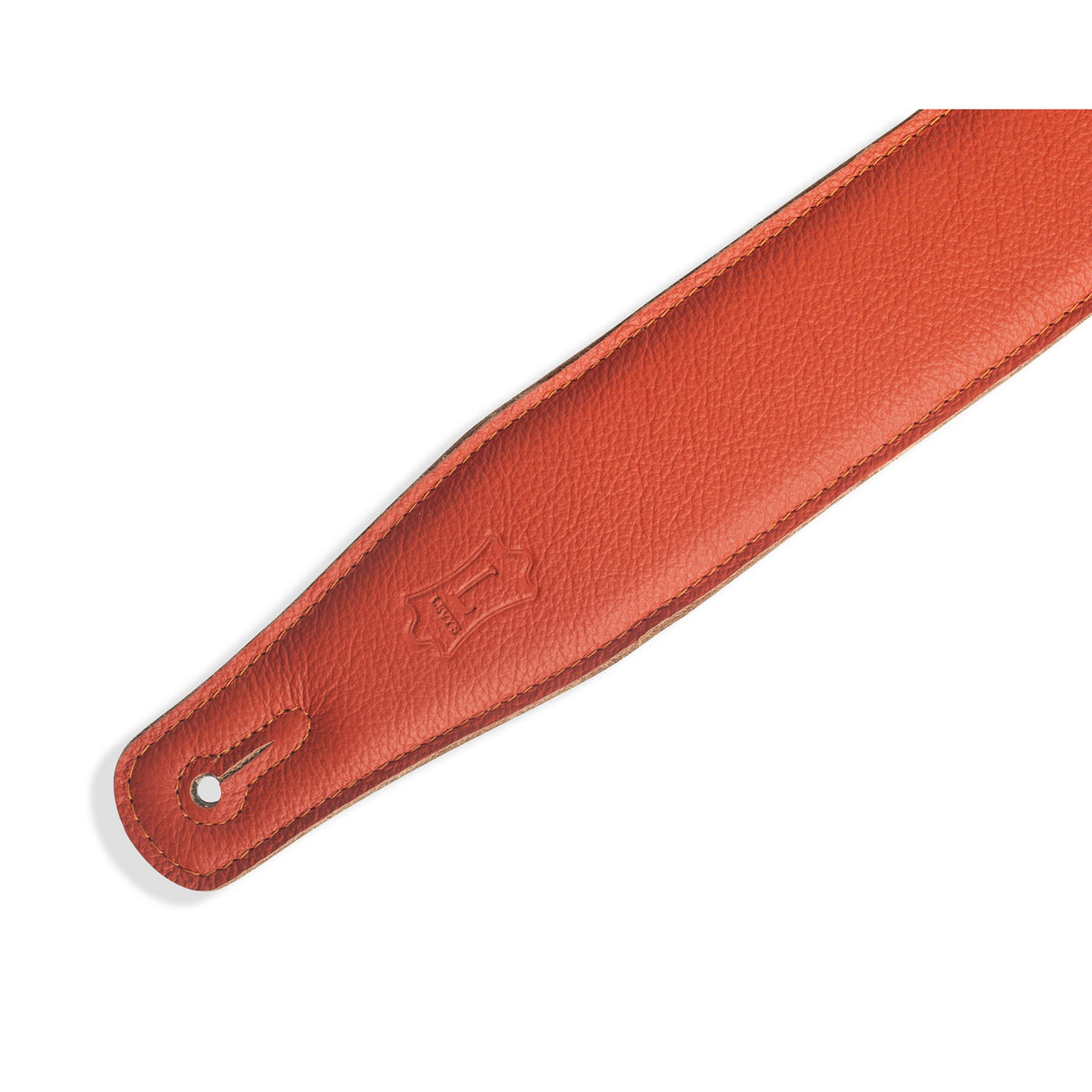 Levy’s Right Height Garment Padded Guitar Strap Orange - accessories