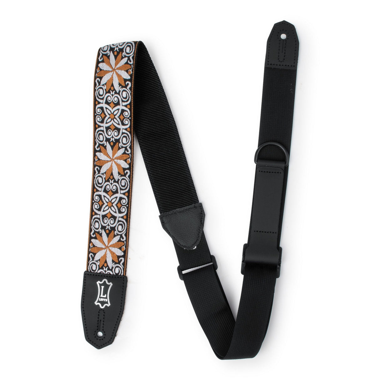 Levy’s Right Height 2-Inch Wide Jacquard Weave Guitar Strap - accessories