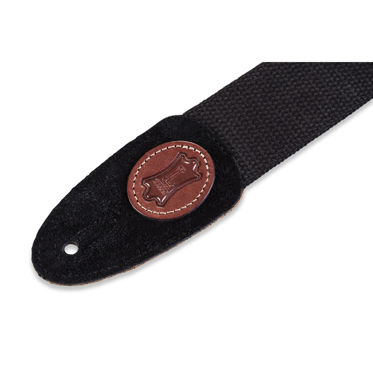 Levy’s Signature Cotton Guitar Strap Black - accessories