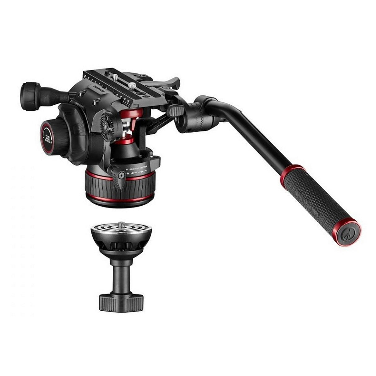 Manfrotto MVK608TWINMCUS Nitrotech 608 Video Head and CF Twin Leg Tripod