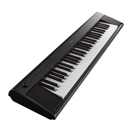 Yamaha NP12B KIT | 61 Key Entry Level Piaggero Portable Digital Piano Black with SK B2