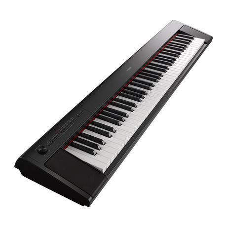 Yamaha NP32BAD 76-Key Piaggero Portable Digital Piano with PA130 Power Adapter, Black