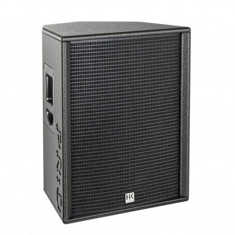 HK Audio Premium PR:O 115 XD2 15-Inch 1200W Compact Low-Profile Stage Monitor/Full-Range Speaker, Wedge Cut