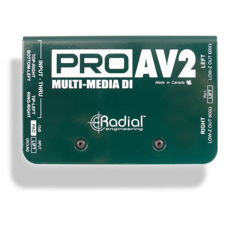 Radial ProAV2 | Two Channel Passive Direct Injection Box