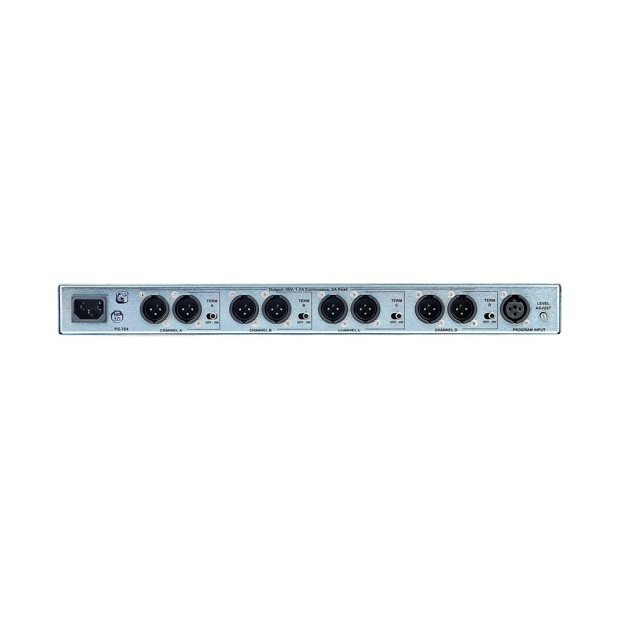 Clear-Com PS-704 4 Channel Universal Power Supply for Intercom Systems