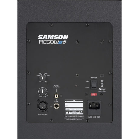 Samson Resolv SE6 | 6 Inch Two-Way Active Studio Reference Monitor