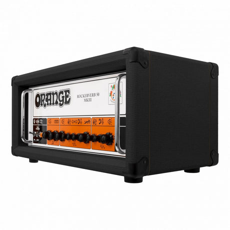 Orange Rockerverb MKIII 50 Watt 2-Channel Tube Head Guitar Amplifier, Black