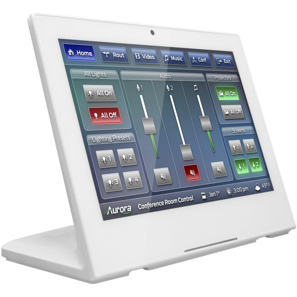 Aurora RXT-10D ReAX 10 Inch Touch Panel/Control System White