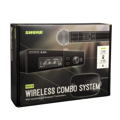 Shure SLXD124/85-J52 Wireless Lavalier and SM58 Handheld Combo Microphone System