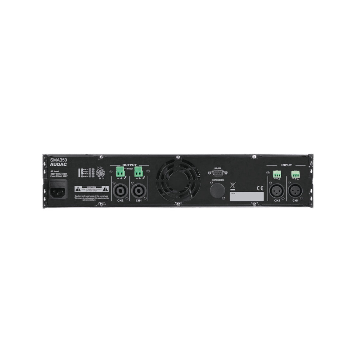 Audac SMA350 2 x 350WWaveDynamics Dual-Channel Power Amplifier