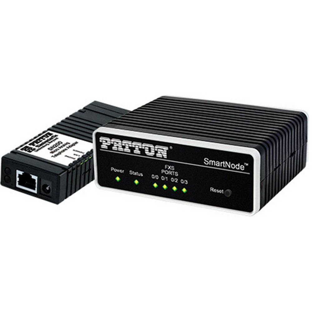 Patton SN200/4JS4V/EUI SmartNode FXS-SIP VoIP Gateway 4 FXS Ports