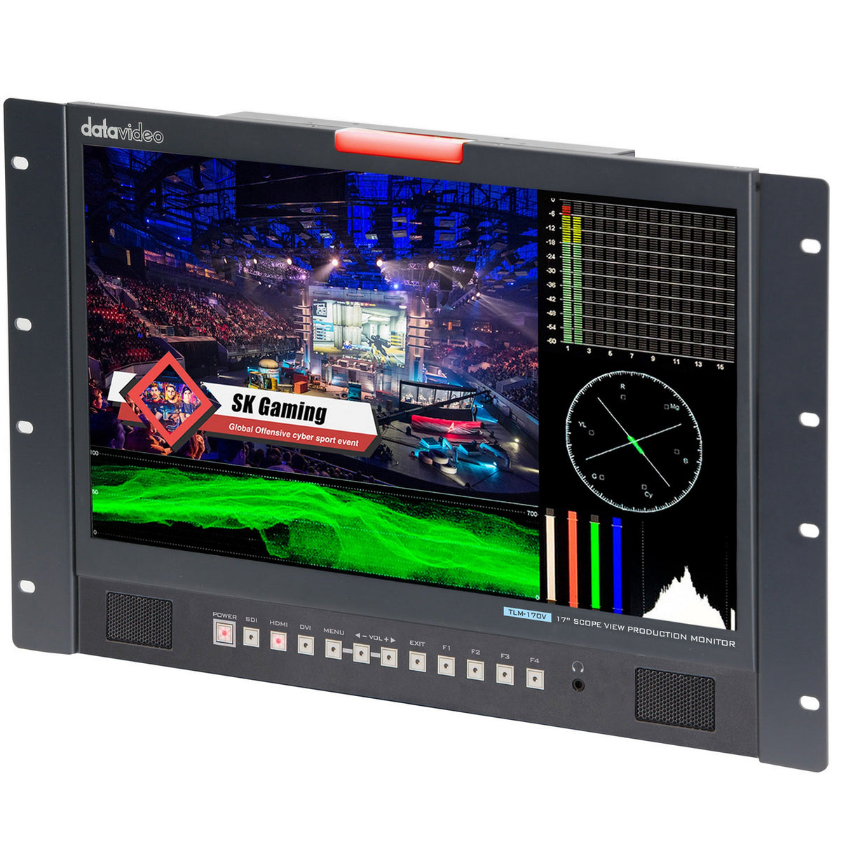 Datavideo TLM-170VR 17-Inch ScopeView Production Rackmount Monitor