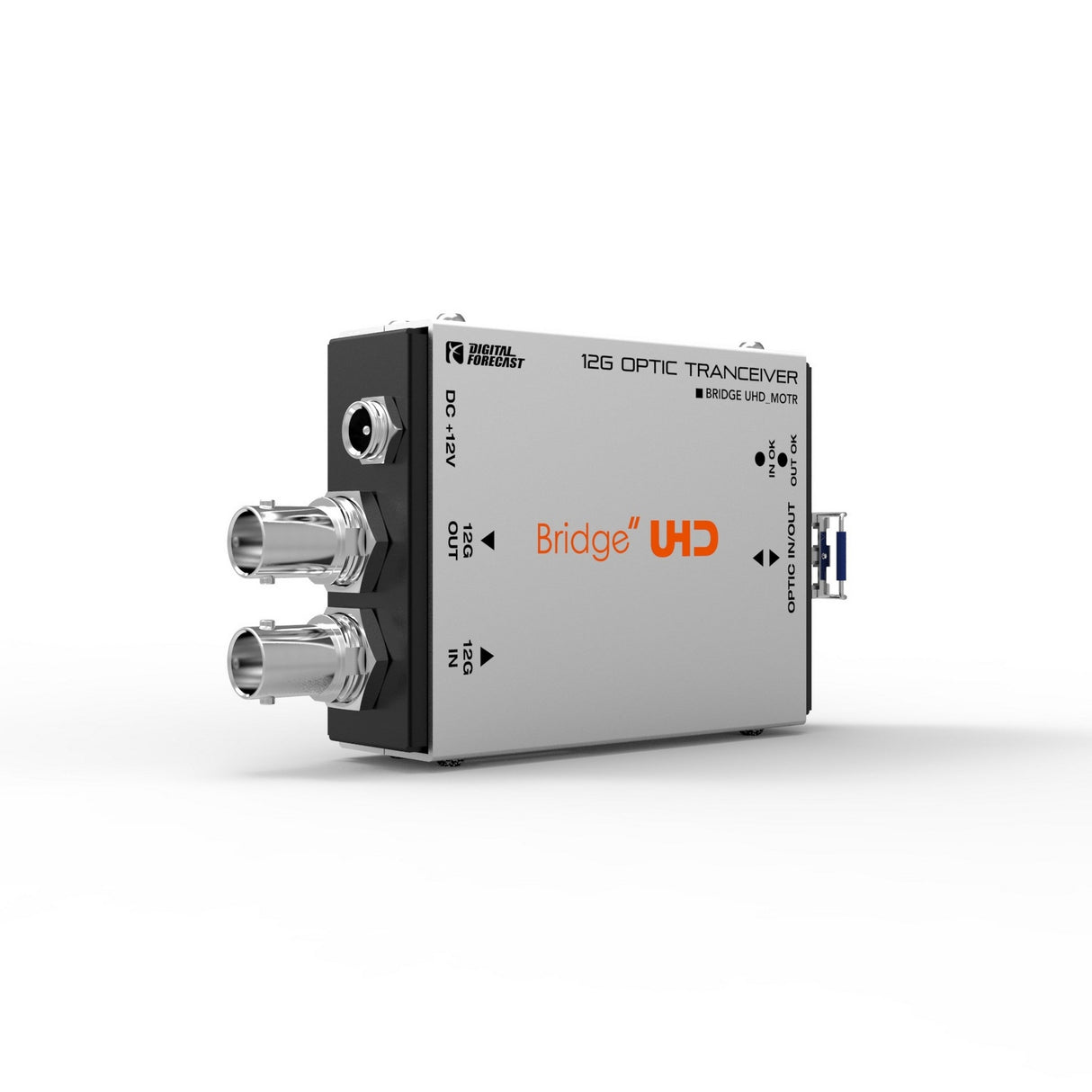 Digital Forecast Bridge UHD M_OTR 12G SDI to Optical Signal Transceiver