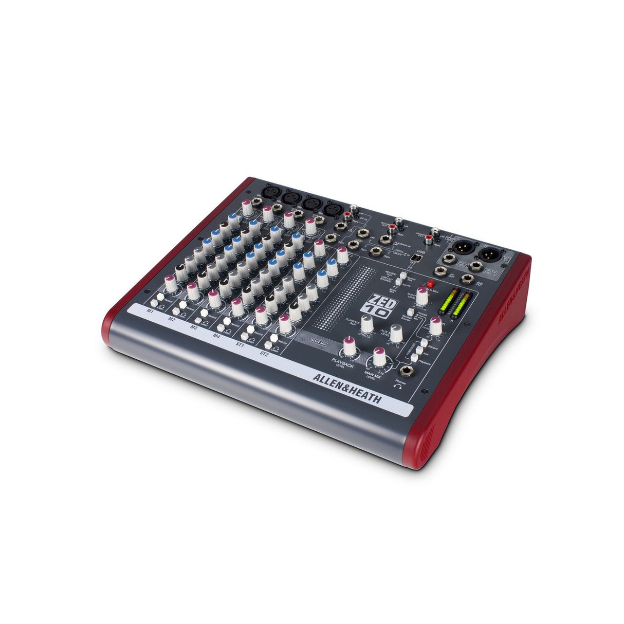 Allen & Heath ZED-10 Compact Portable 4 Mic Line Input Neutrik Mic XLR 1/4 Inch Amp Mixer