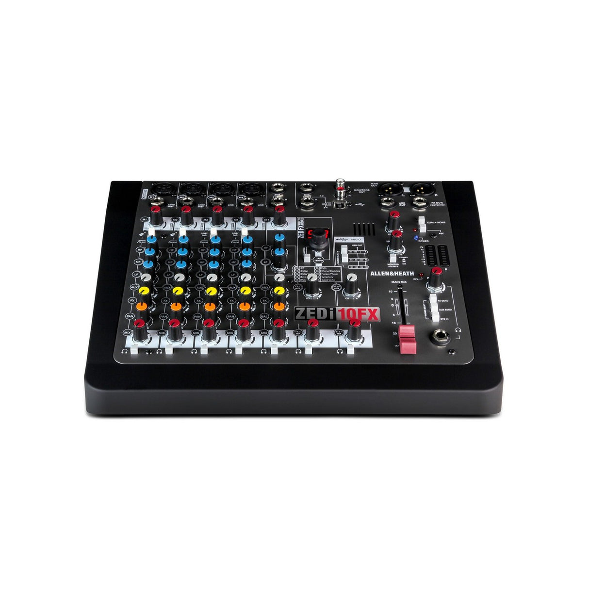 Allen & Heath ZEDi-10FX Hybrid 4 In Out USB Interface 4 Mic Line 2 Stereo Input Compact FX Mixer