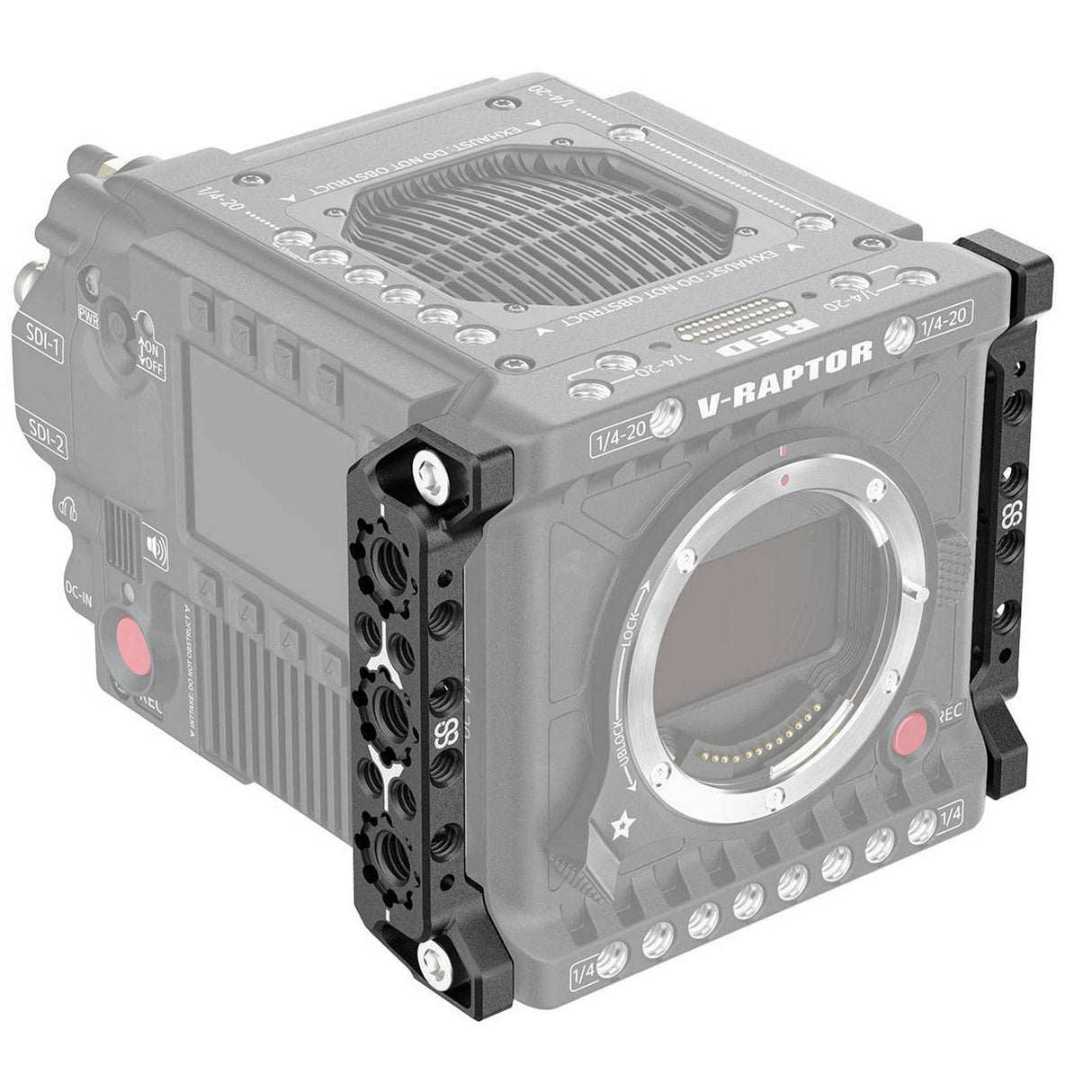 8Sinn 8-RSP-RR-2PCS Right Side Plate for RED V-Raptor 2 Pack