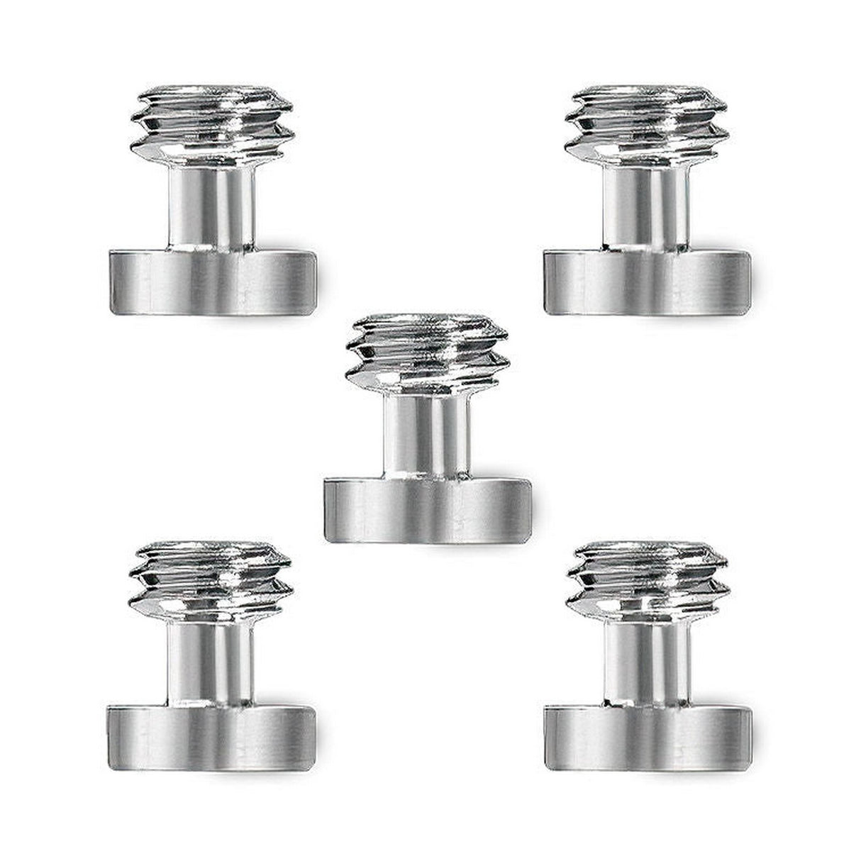 Kondor Blue Replacement Mini Lock Bolt Pack for Quick Release Plates - 3/8’’-16 Short / 5 Pack