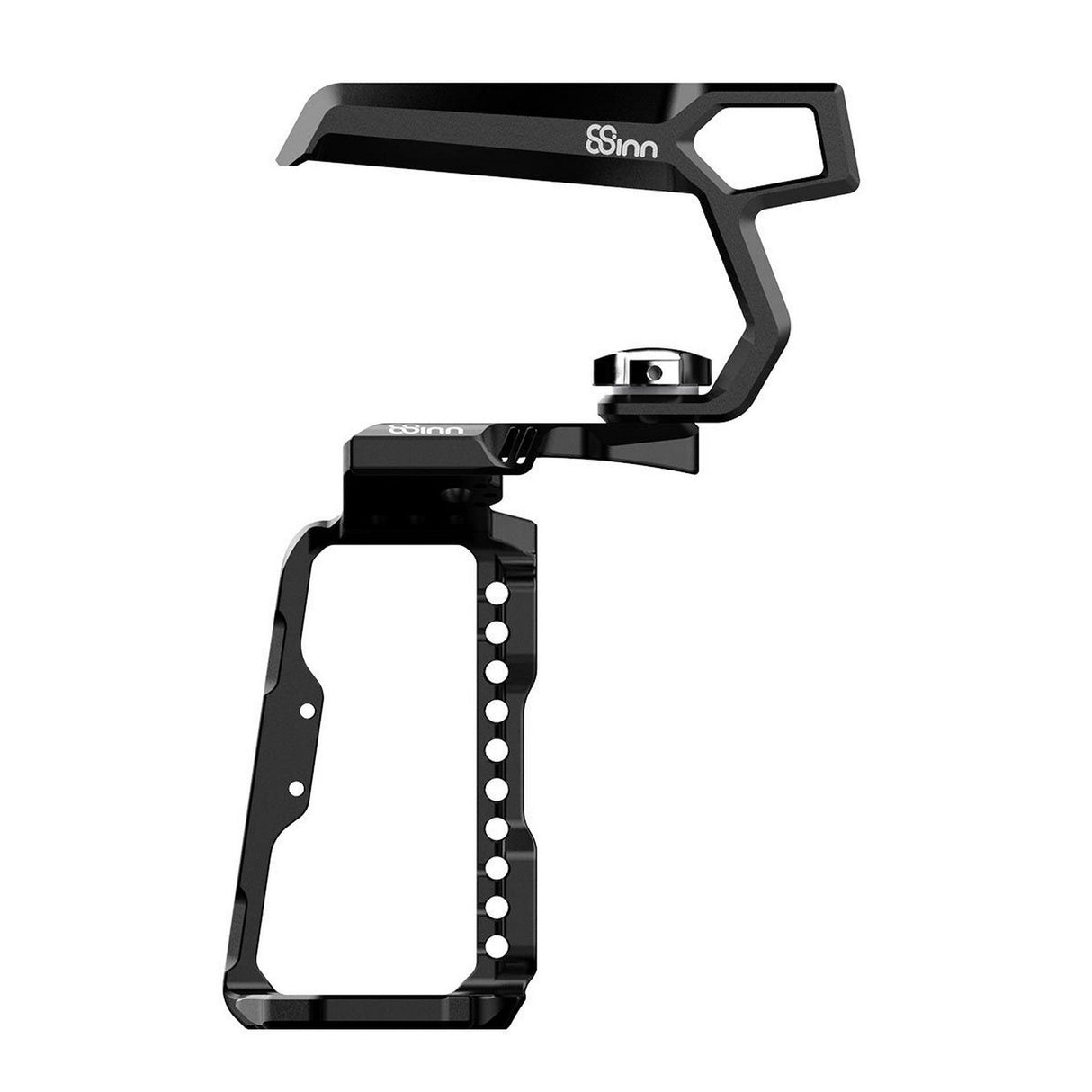 8Sinn 8-BMPCC6KPRO HALF C + 8-THBRAVEN Half Cage for BMPCC 6K Pro with Black Raven Top Handle