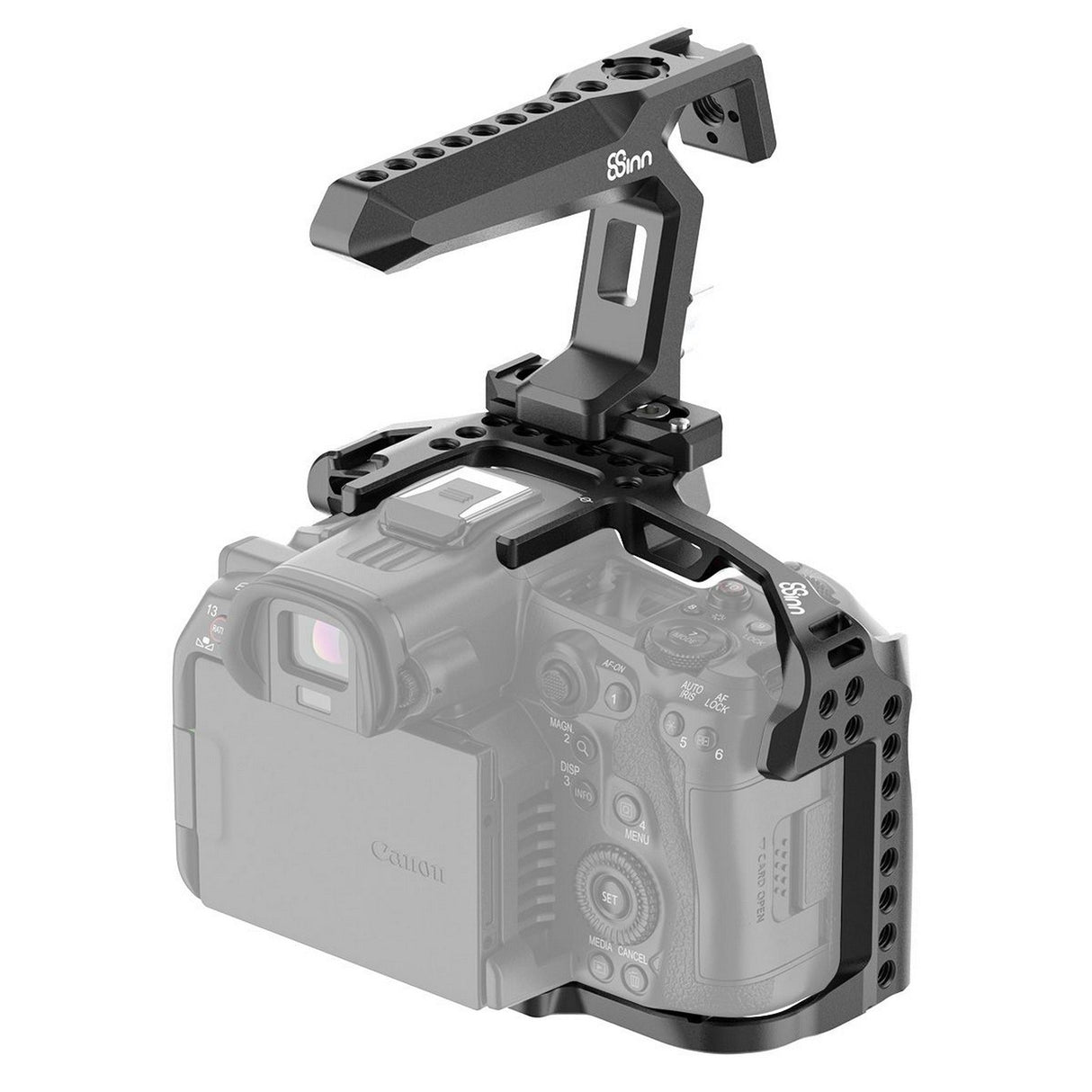 8Sinn 8-CR5C C + 8-THBCROW Cage for EOS R5C with Black Crow Top Handle
