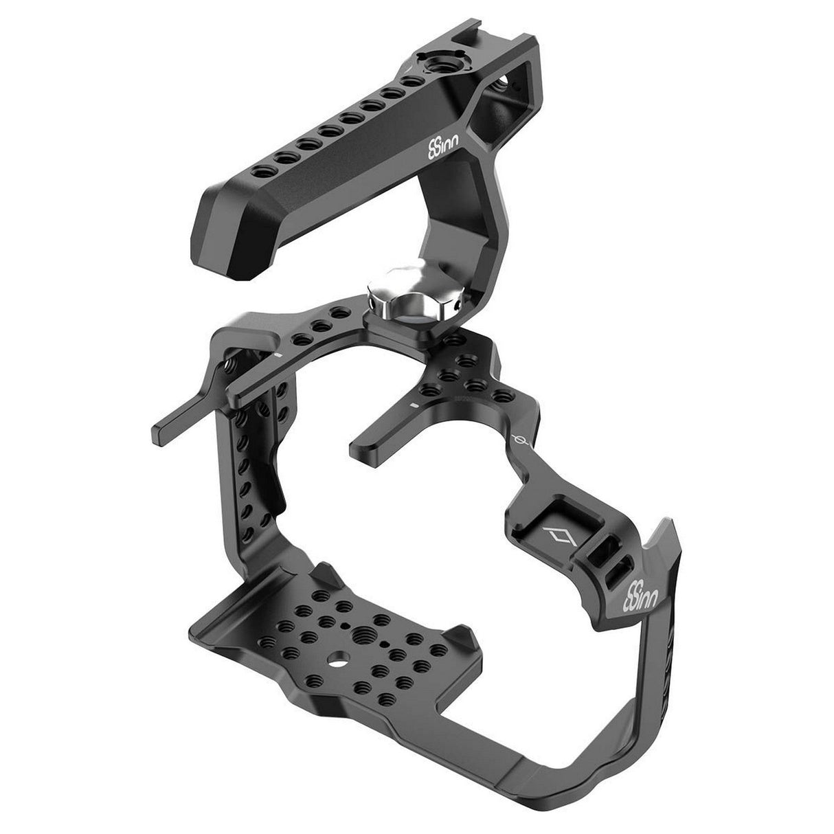 8Sinn 8-GH5 C V2 + 8-THBRAVEN Camera Cage with Black Raven Top Handle for GH5/GH5M2/GH5S