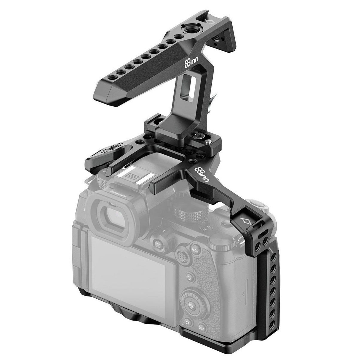 8Sinn 8-PS5II C + 8-THBCROW Camera Cage with Black Crow Top Handle for Panasonic Lumix S5II/S5IIX