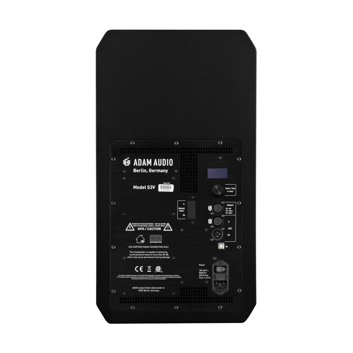 ADAM Audio S3V 9-Inch Three-Way Powered Midfield Studio Monitor