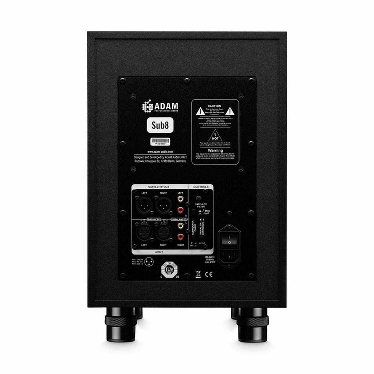 ADAM Audio Sub8 8-Inch Powered Active Subwoofer