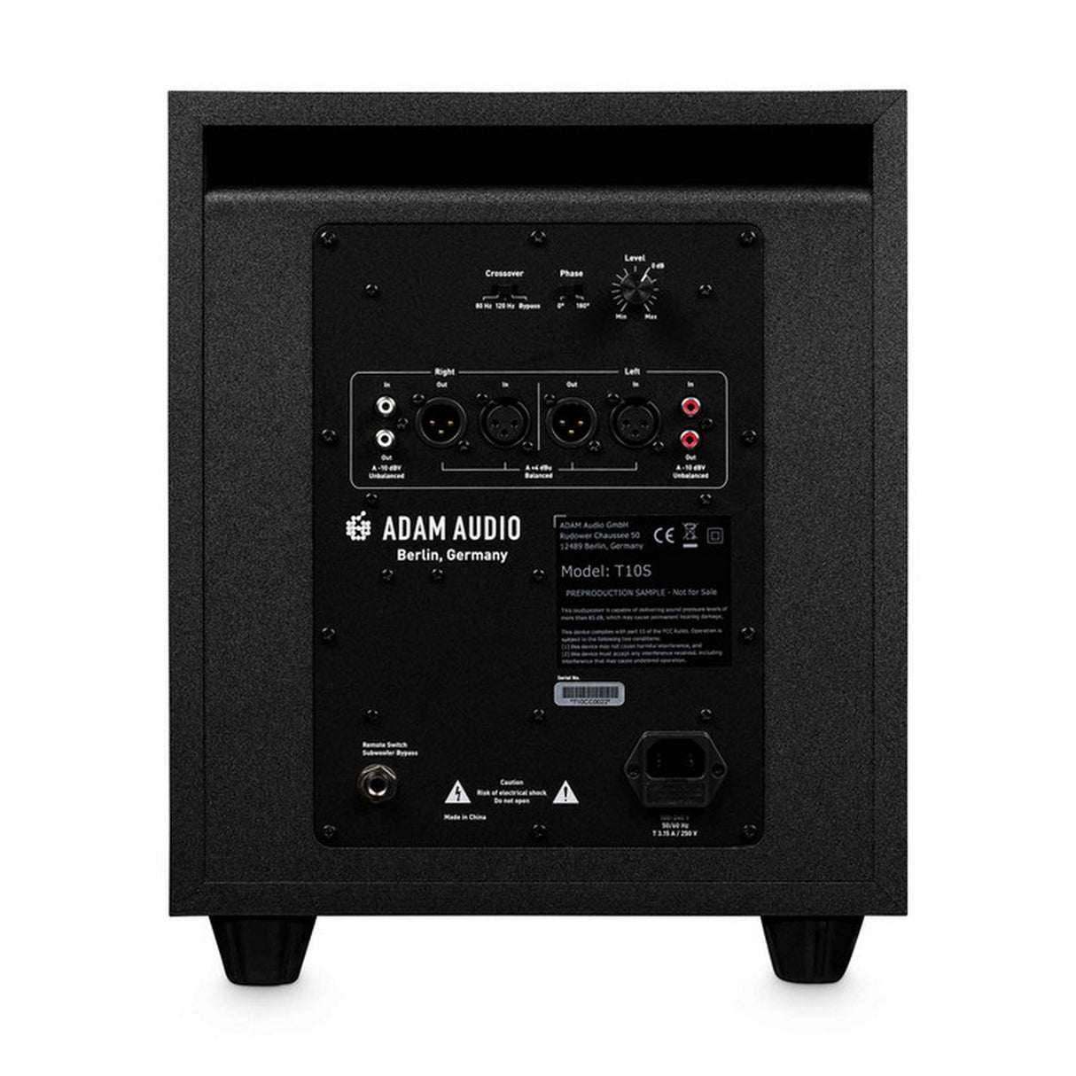 ADAM Audio T10S 10-Inch Powered Active Subwoofer