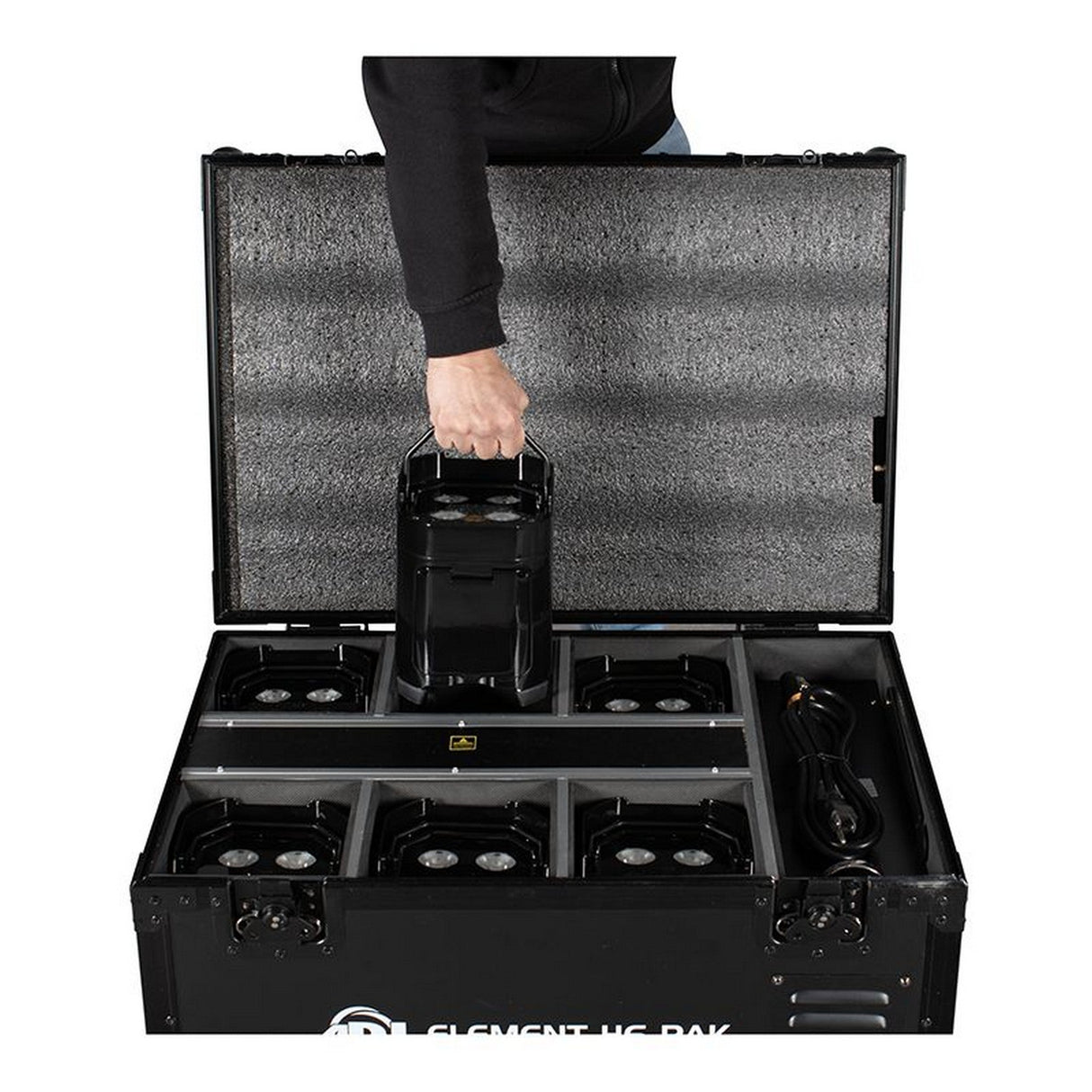 ADJ Element H6 Pak All-In-One RGBAW + UV LED PAR Pack Black