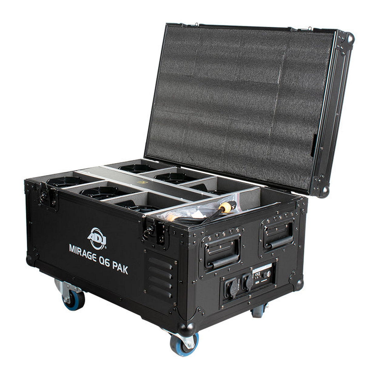 ADJ Mirage Q6 Pak Black Event Up Lighting System