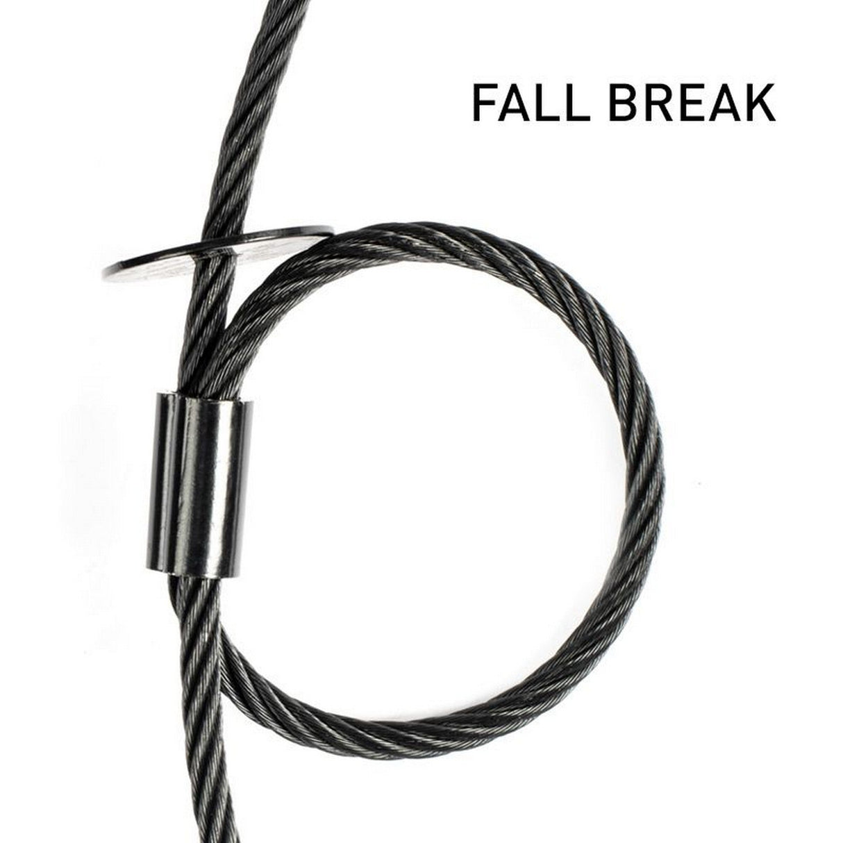 ADJ SC6B 31.5-inch 800 mm Black Safety Cable 70 kg Load Capacity