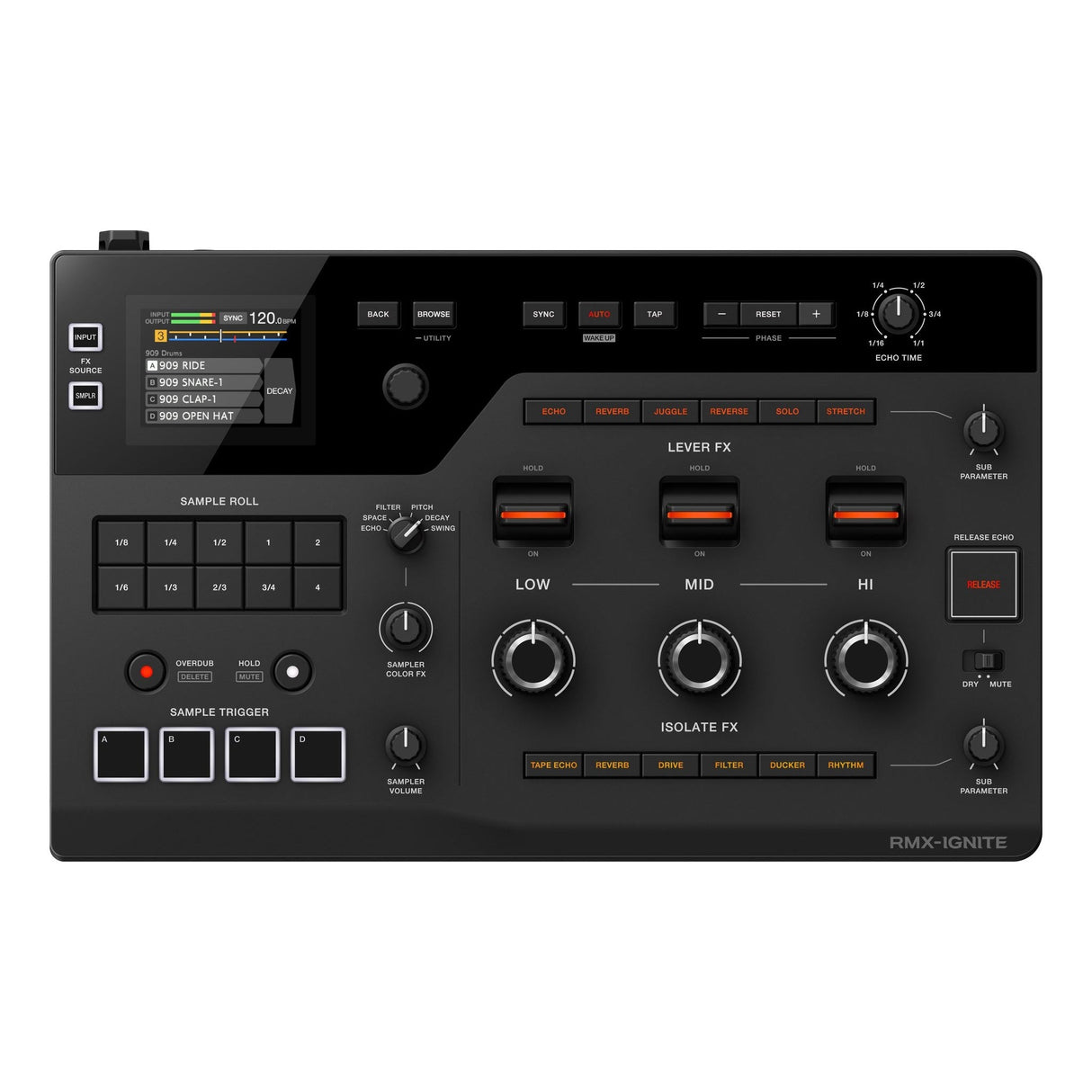 AlphaTheta RMX-IGNITE Professional DJ Effector & Sampler