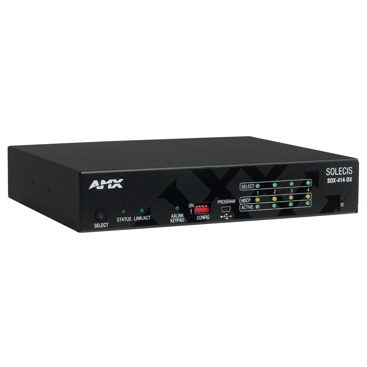 AMX SDX-414-DX Solecis 4 x 1 4K HDMI Digital Switcher with DXLink Output