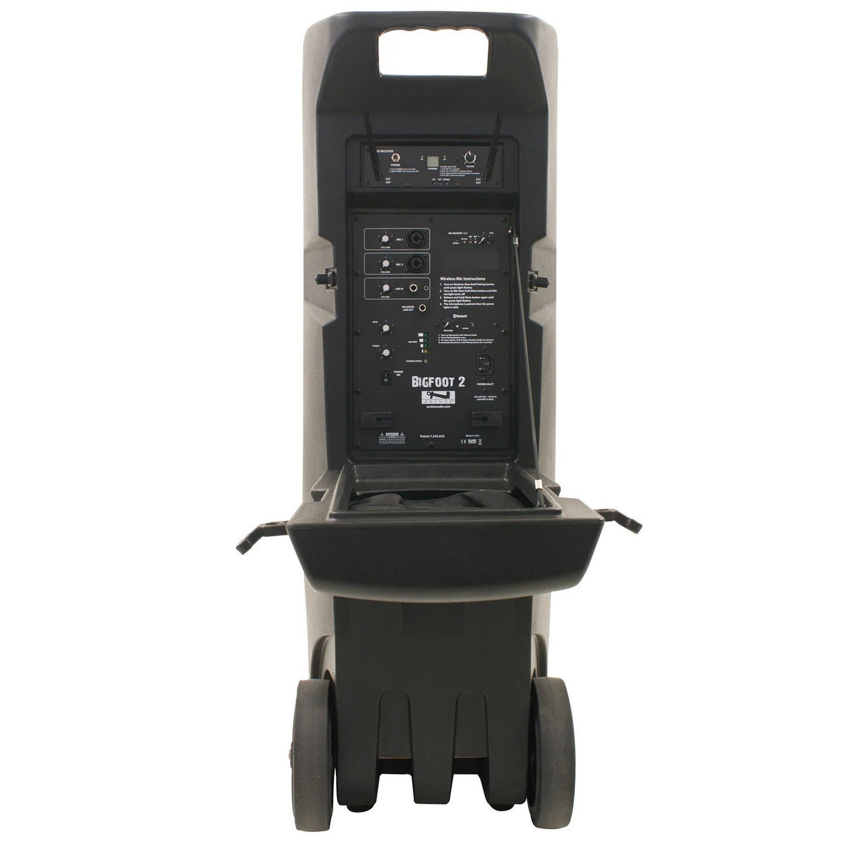 Anchor Audio Bigfoot 2 BIG2-RU2 Portable Sound System with Built-In Bluetooth AIR Wireless Receiver and Dual Wireless