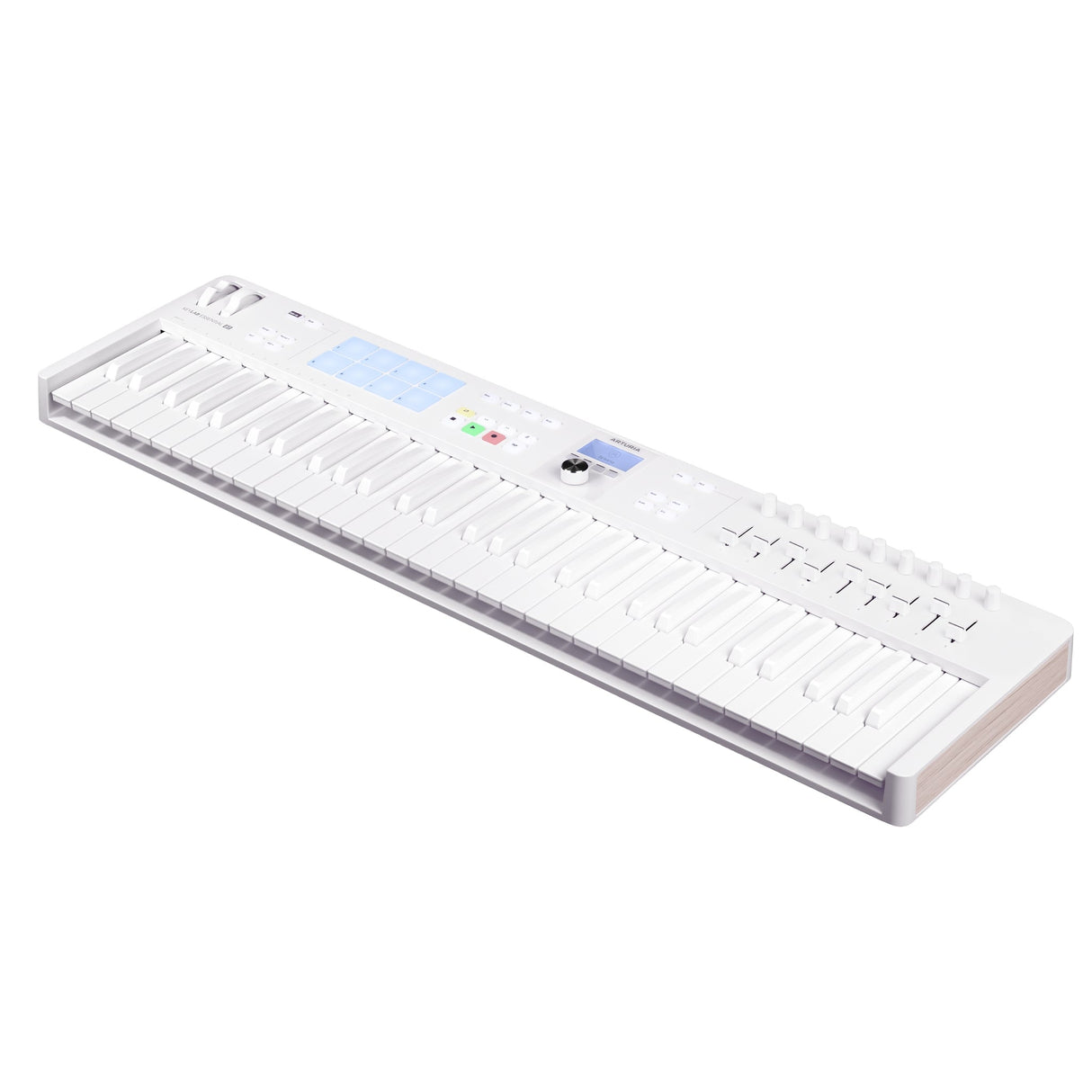 Arturia KeyLab Essential 61 mk3 61-Note MIDI Keyboard Controller, Alpine White