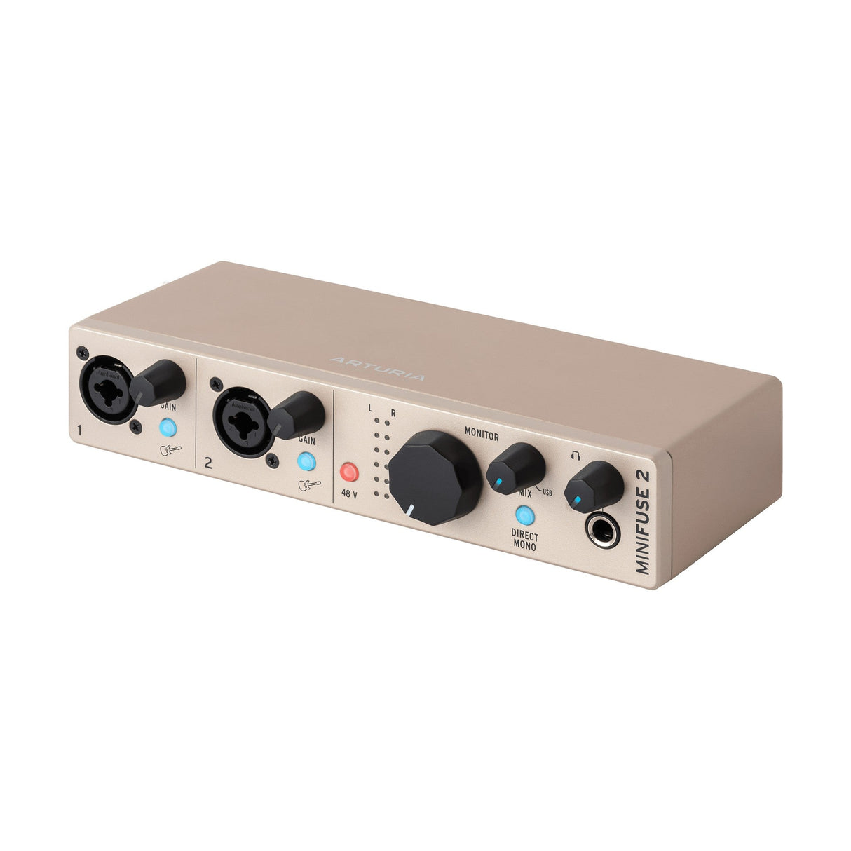 Arturia MiniFuse 2 USB-C Audio Interface, Champagne