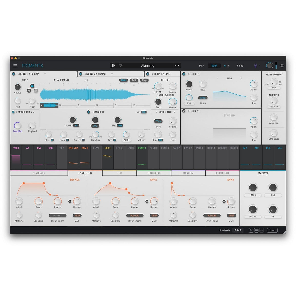 ARTURIA Pigments 6 Software Synthesizer