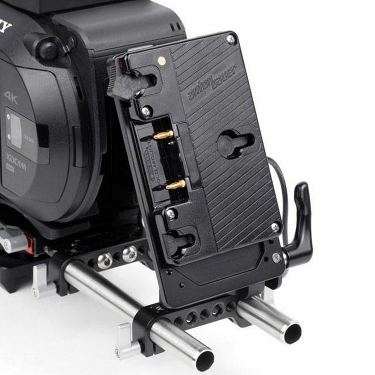 Anton Bauer Gold Mount Battery Bracket for Sony FS7 FS5 and Panasonic EVA1 8075-0280