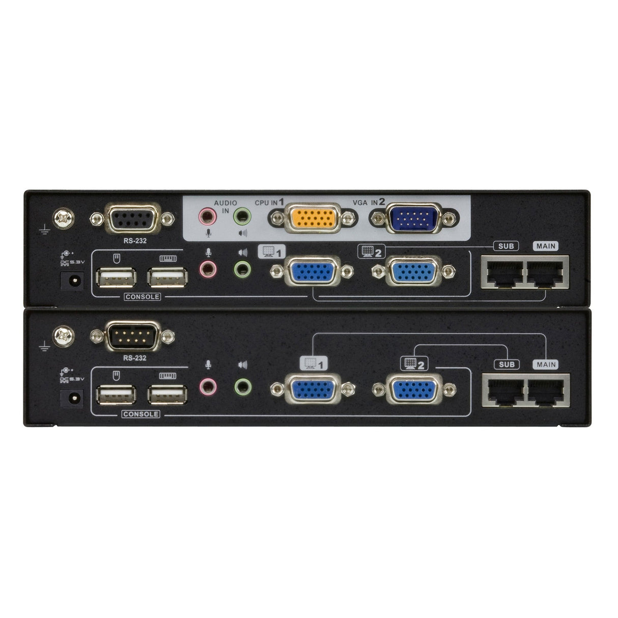 ATEN CE775 USB VGA Dual View Cat 5 KVM Extender with Deskew