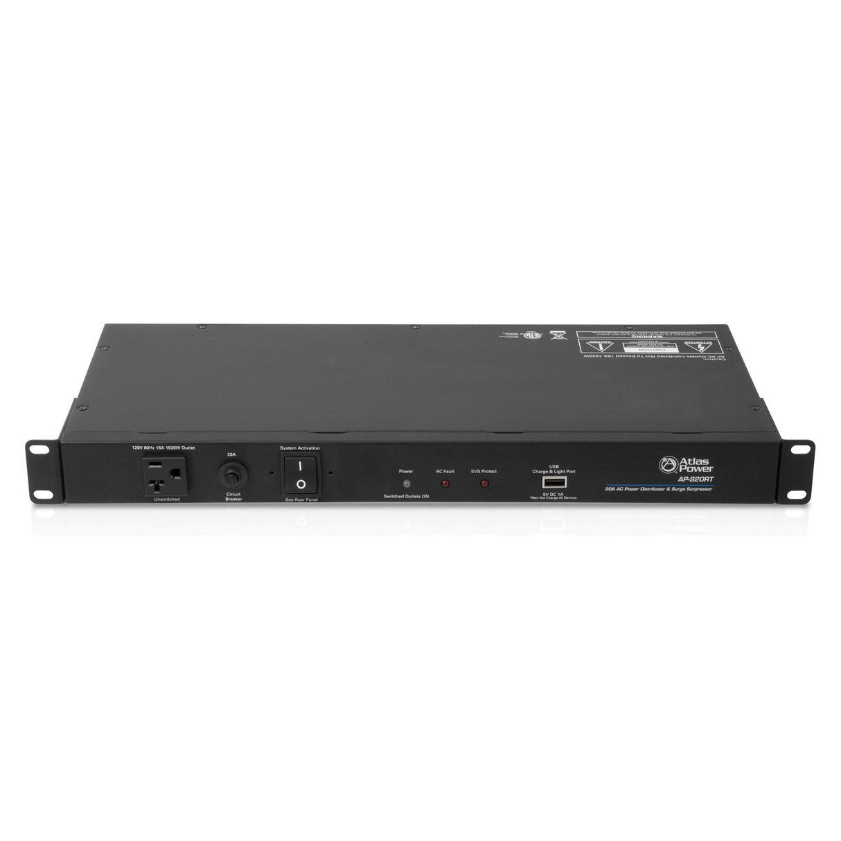 AtlasIED AP-S20RT 20A Power Conditioner and Distribution Unit with Remote Activation