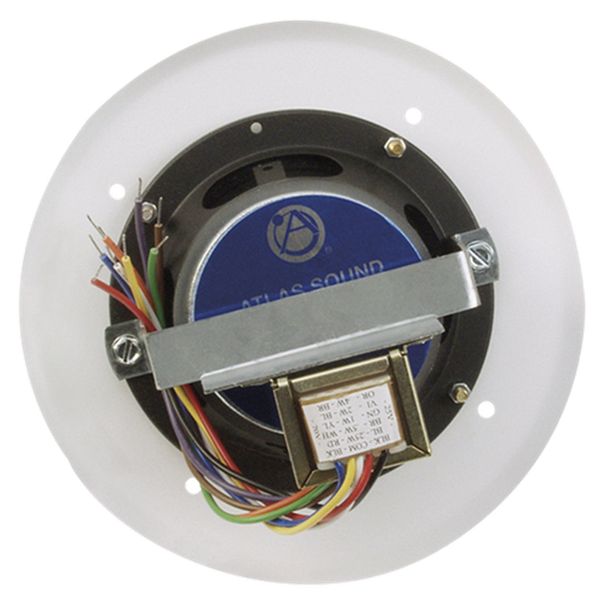 AtlasIED B51-4 4-Inch In-Ceiling Speaker with 4W Transformer and 51-4 Baffle