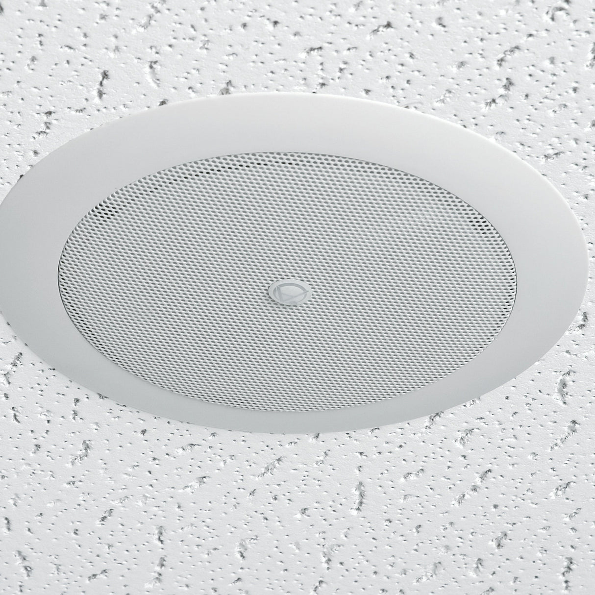 AtlasIED DLS4 4-Inch In-Ceiling Full Range Speaker with 8W 70V/100V Transformer and Press Fit Grille